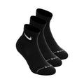 Ankle Tennissocken 3er Pack Unisex - schwarz