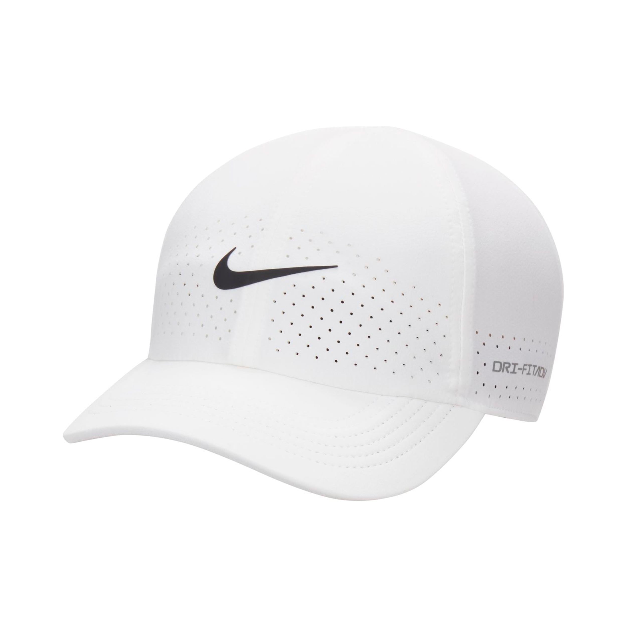 Nike Dri-Fit Advantage Club Cap Unisex - weiß, schwarz