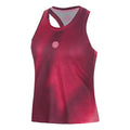 Freeze Out Racerback Printed  Tank-Top Damen - dunkelrot, pink