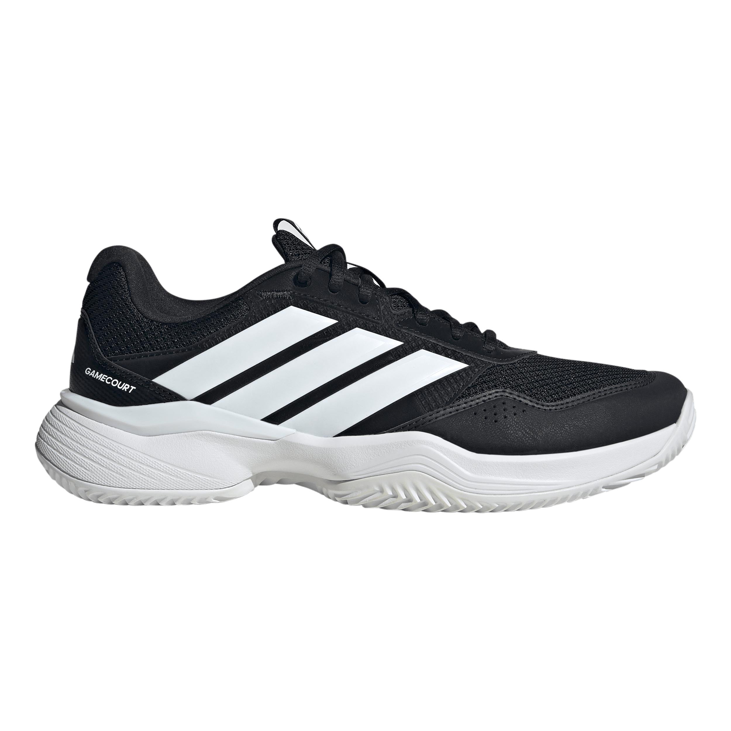 adidas GameCourt 3 Sandplatzschuh Herren - schwarz, weiß