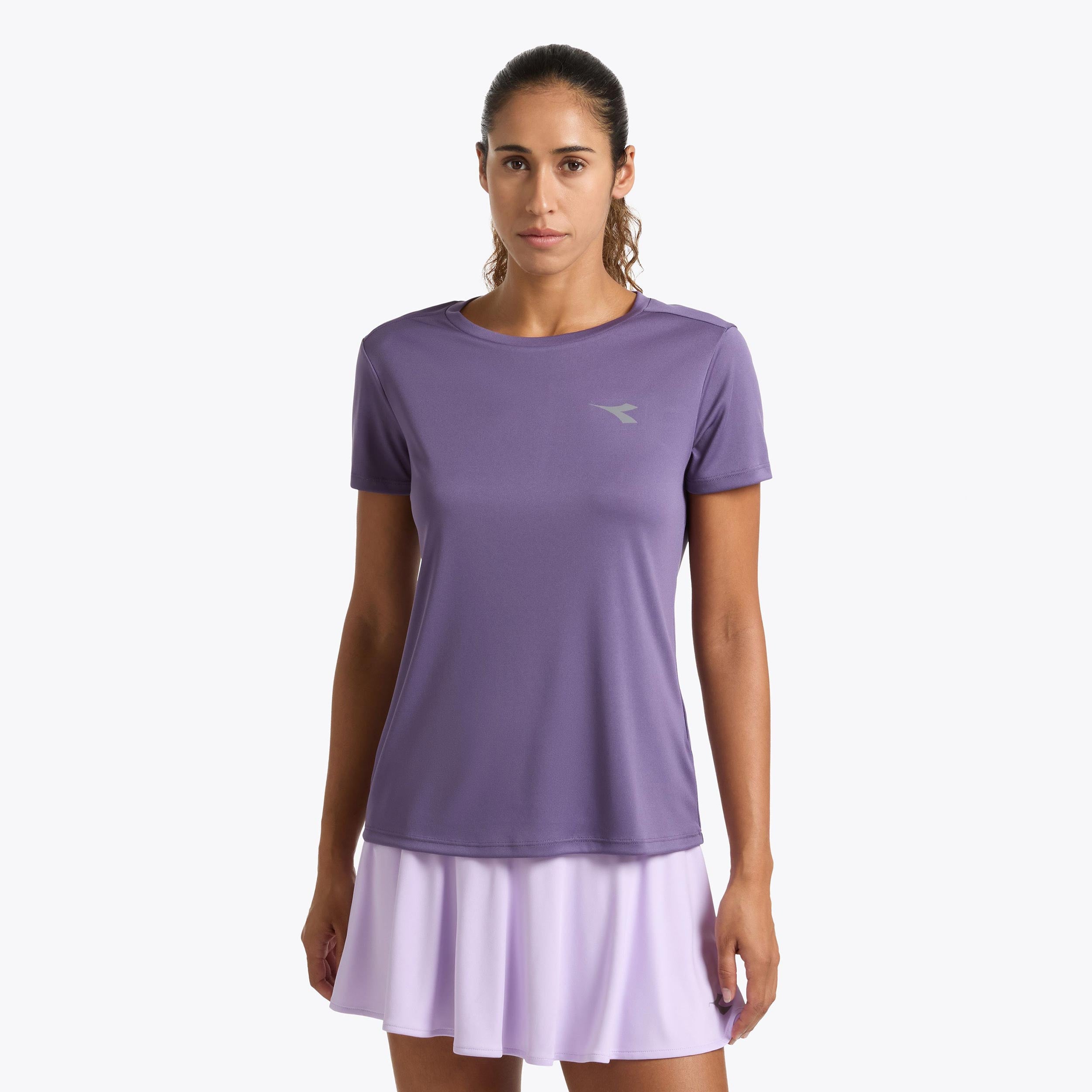 Diadora Court T-Shirt Damen - violett