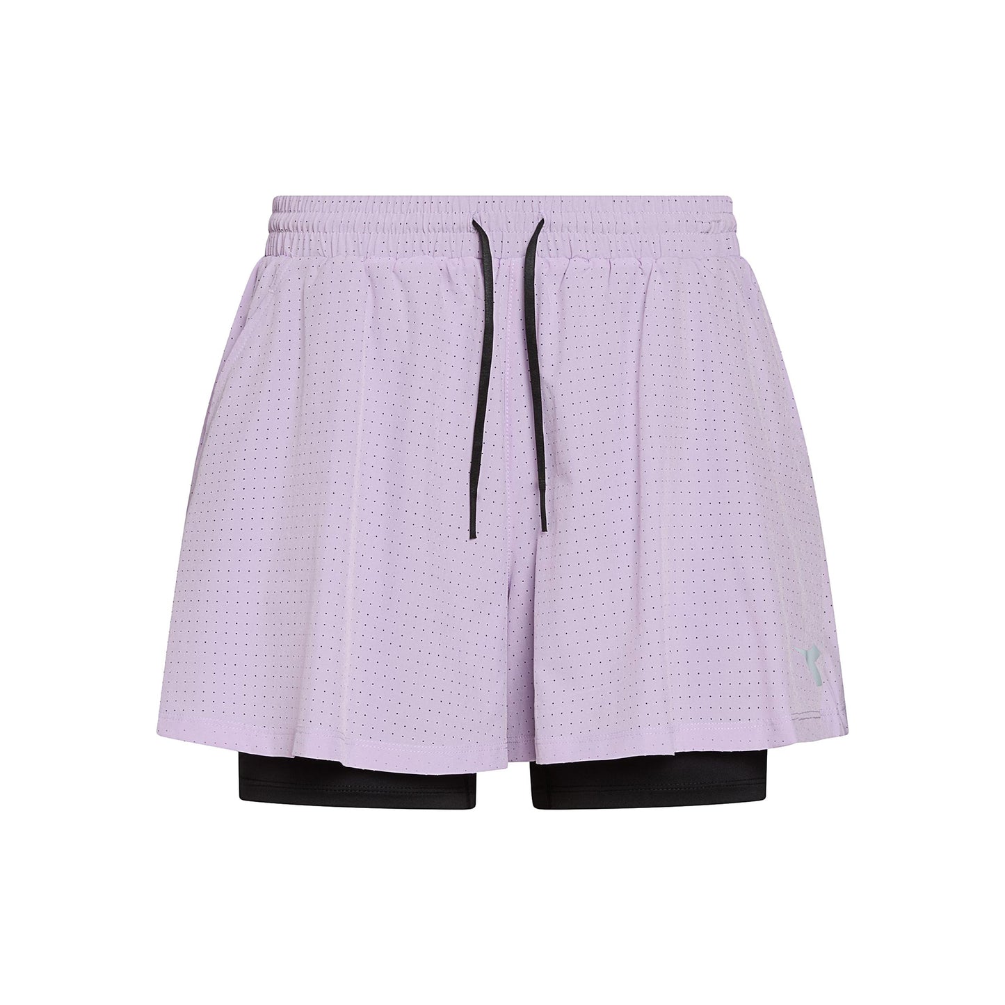Diadora 2in1 Shorts Damen - flieder