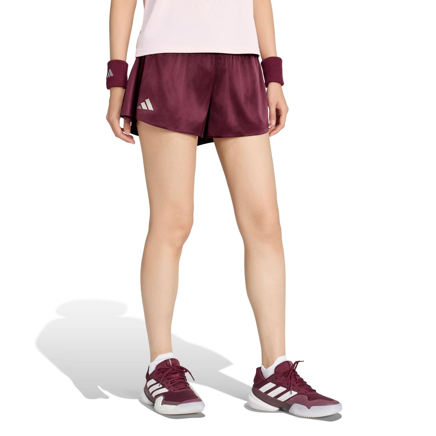 adidas Pro Shorts Damen - weinrot