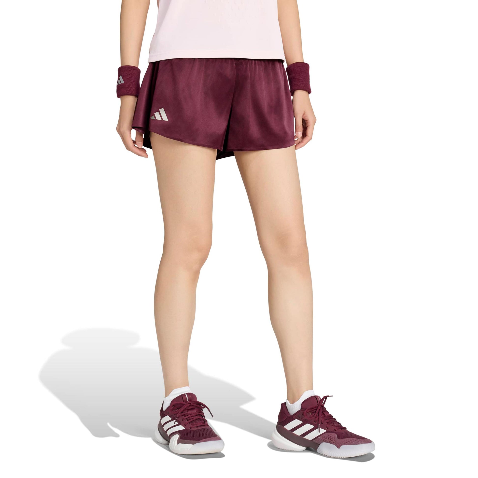 adidas Pro Shorts Damen - weinrot