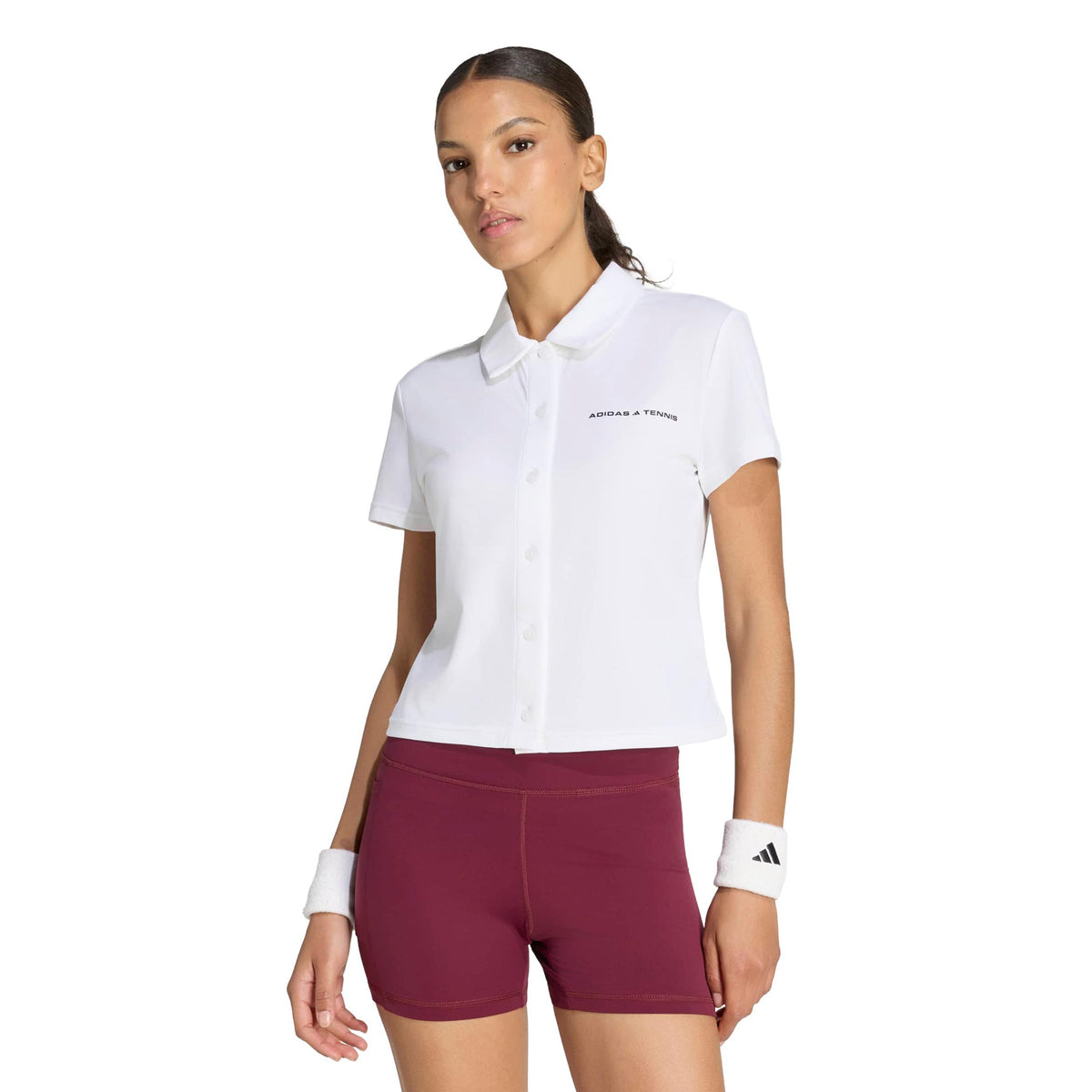adidas Polo Damen - weiß