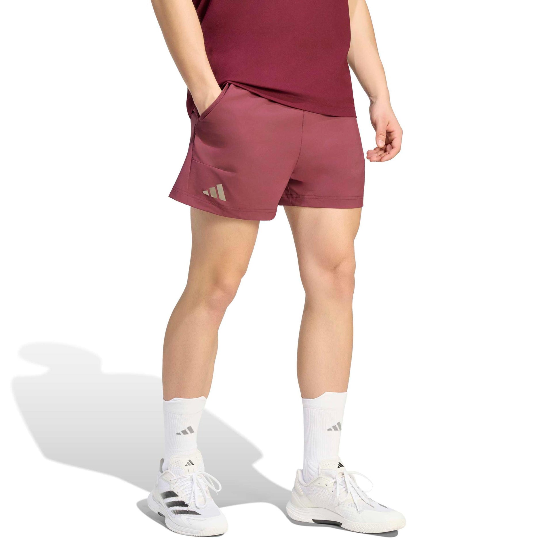 adidas Short & Tight Set Shorts Herren - weinrot
