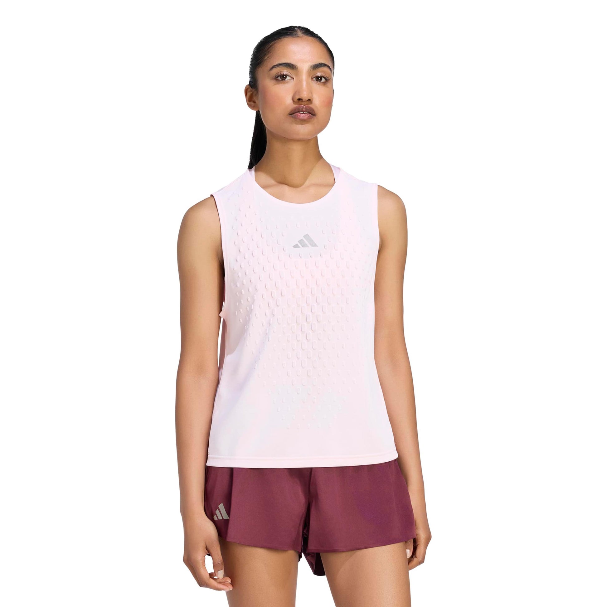 adidas 3D Pro Tank-Top Damen - pastellrosa, silber