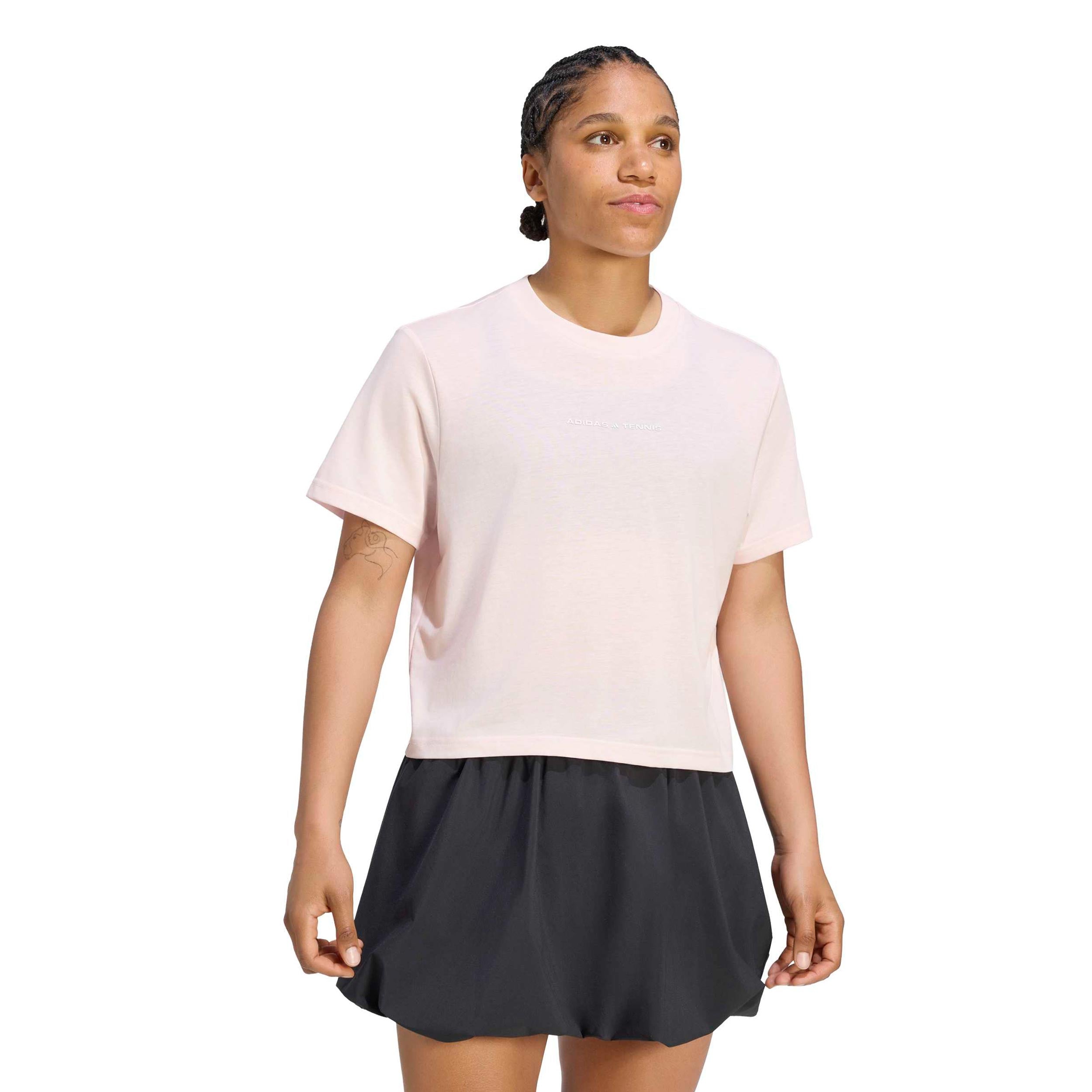 adidas Graphic T-Shirt Damen - pastellrosa