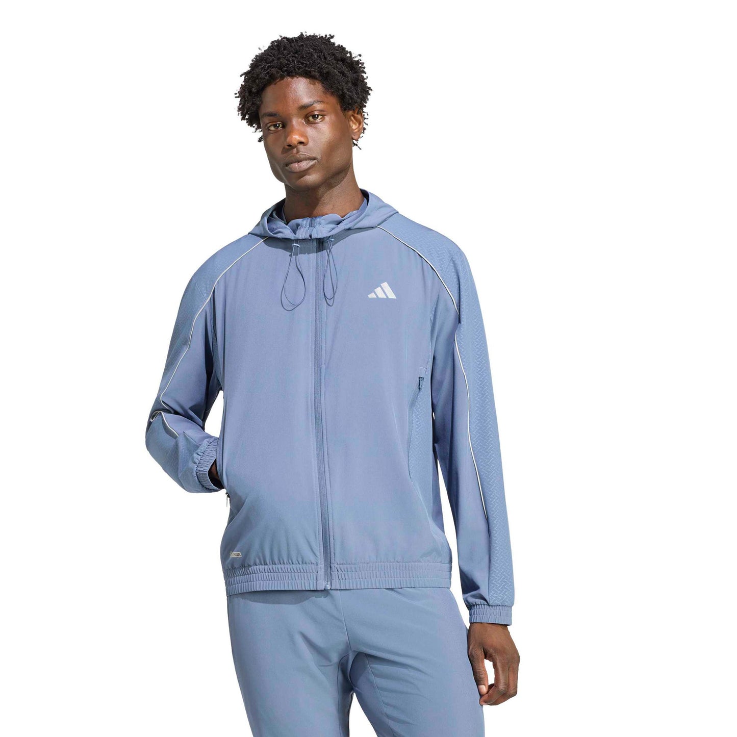 adidas Tech Stop Trainingsjacke Herren - blaugrau