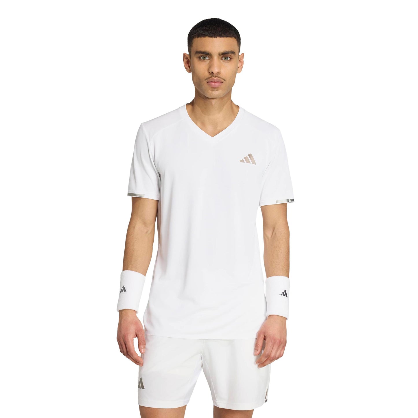 adidas Freelift Pro T-Shirt Herren - weiß, silber