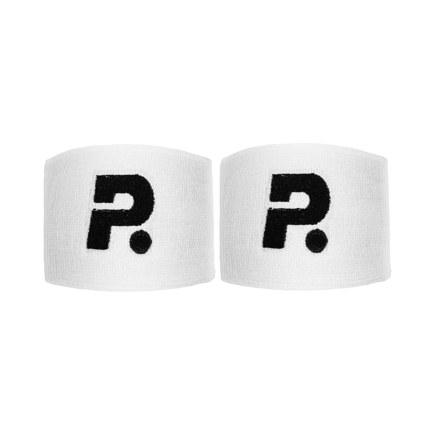 Padel-Point Padel Schweißband 2er Pack kurz - weiß