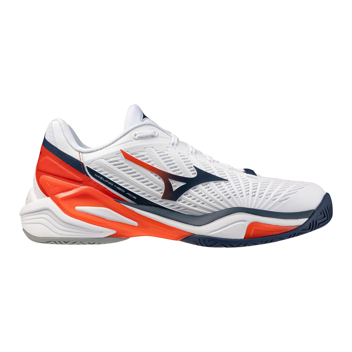 Mizuno Neo Ace Allcourtschuh Herren - weiß, blau