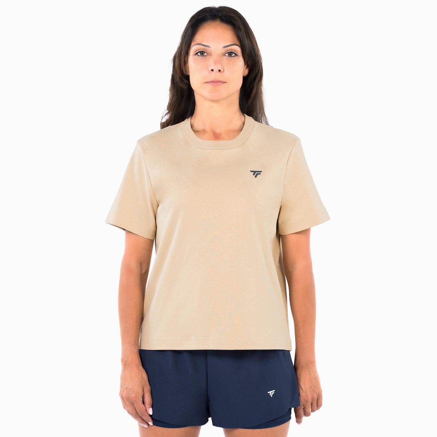 Tecnifibre Graphic T-Shirt Damen - beige