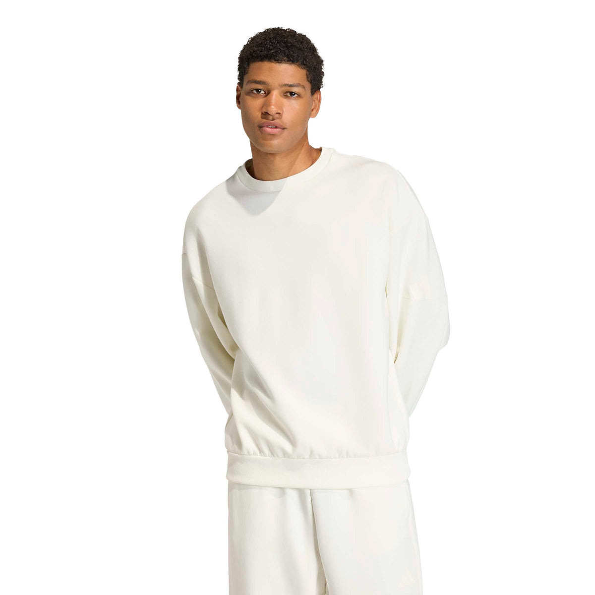 adidas Soft Lux Crew Sweatshirt Herren - offwhite