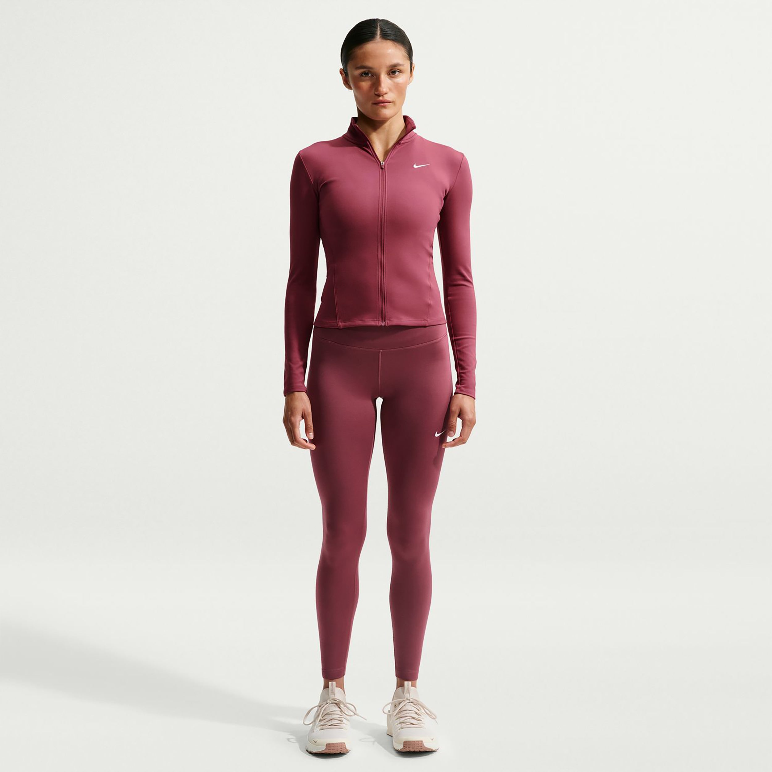 Nike One Fitted Trainingsjacke Damen - mauve
