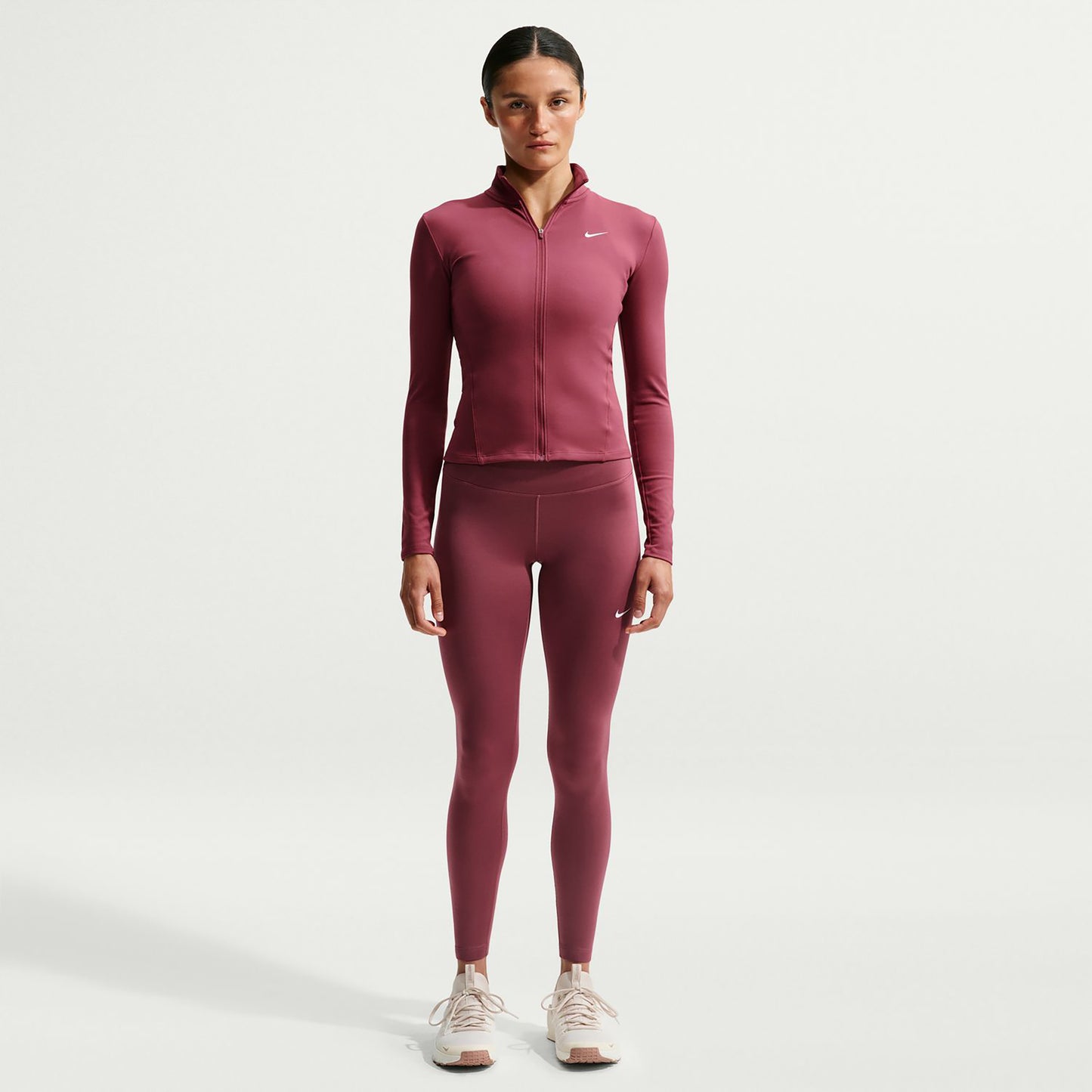 Nike One Fitted Trainingsjacke Damen - mauve