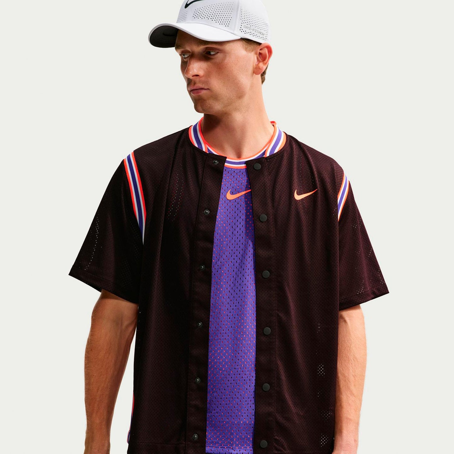 Nike Carlos Alcaraz Court Slam Polo Herren - dunkelrot, rot