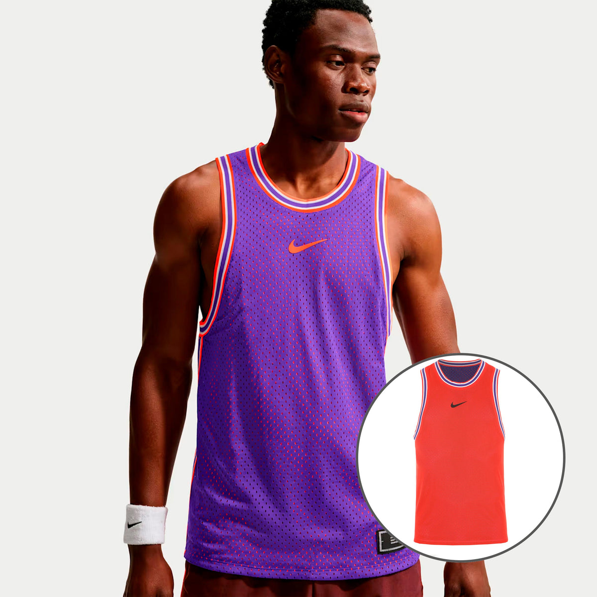 Nike Carlos Alcaraz Reversible Court Slam Tank-Top Herren - lila, orange