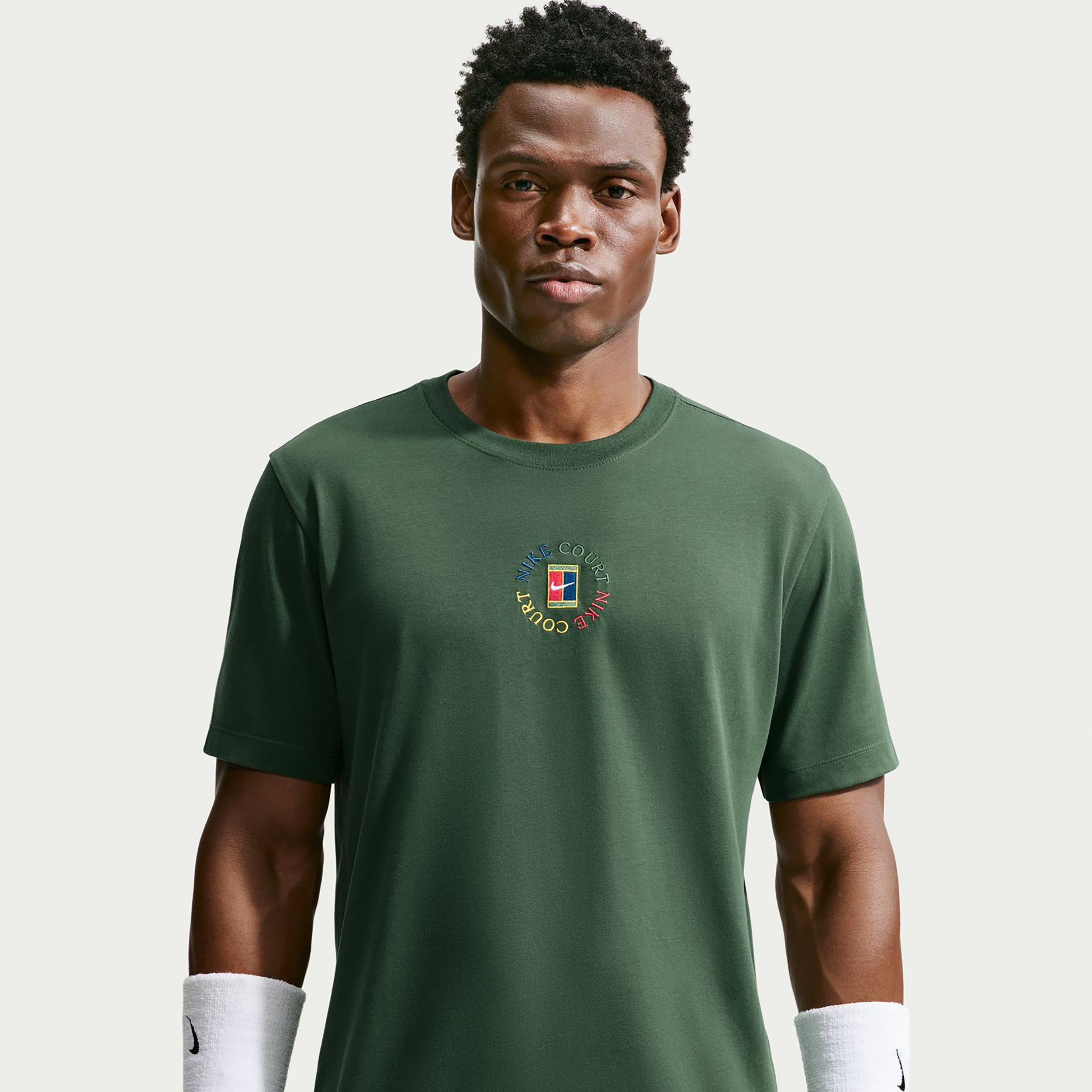Nike Court T-Shirt Herren - dunkelgrün