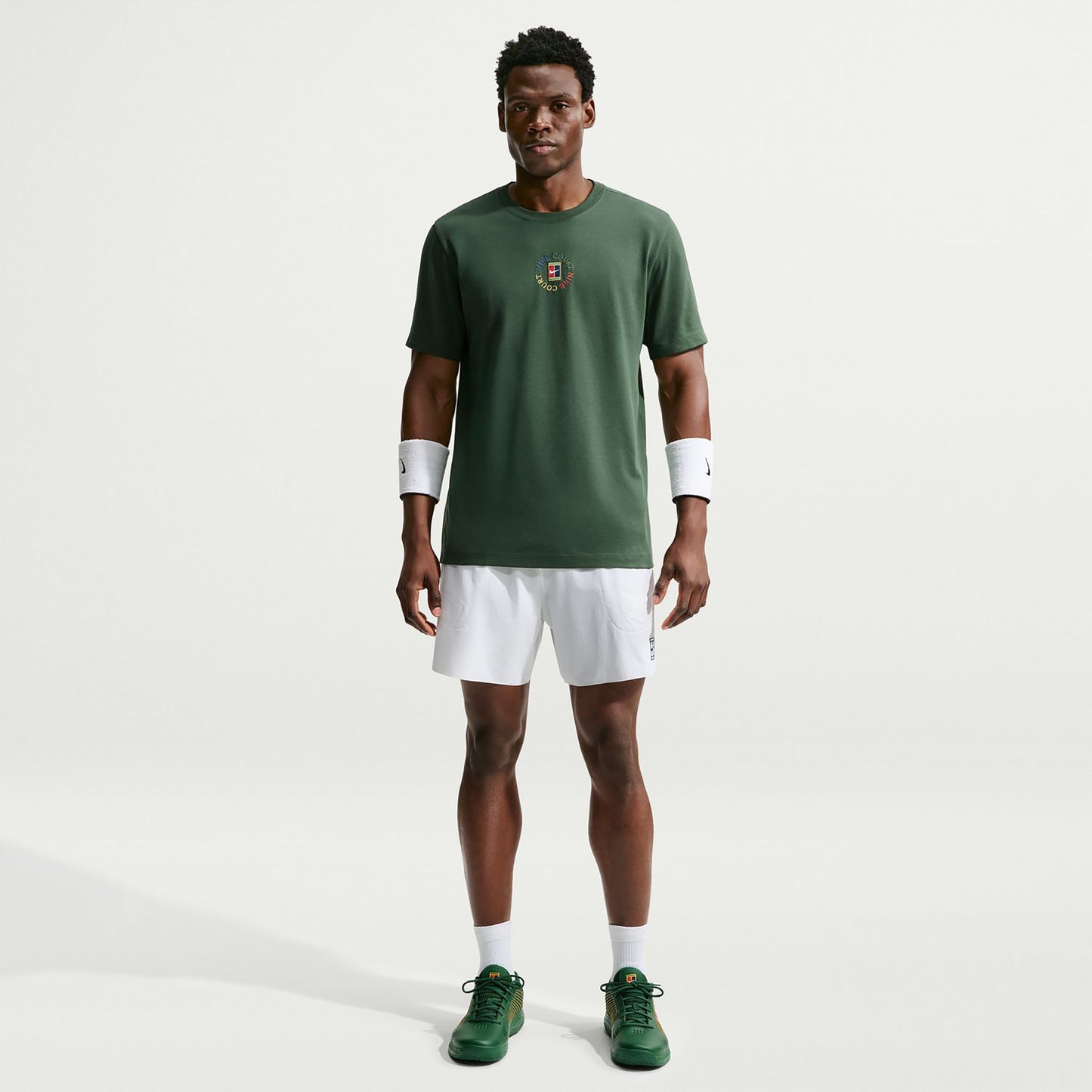 Nike Court T-Shirt Herren - dunkelgrün