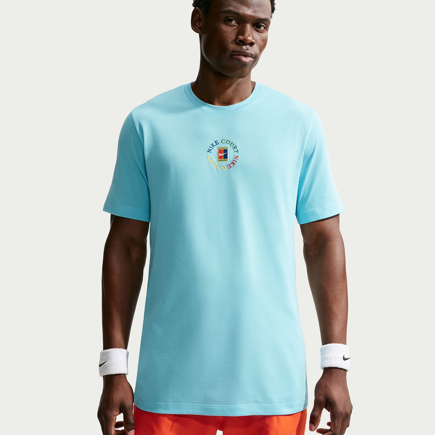 Nike Court T-Shirt Herren - türkis