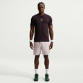 Court T-Shirt Herren - dunkelrot