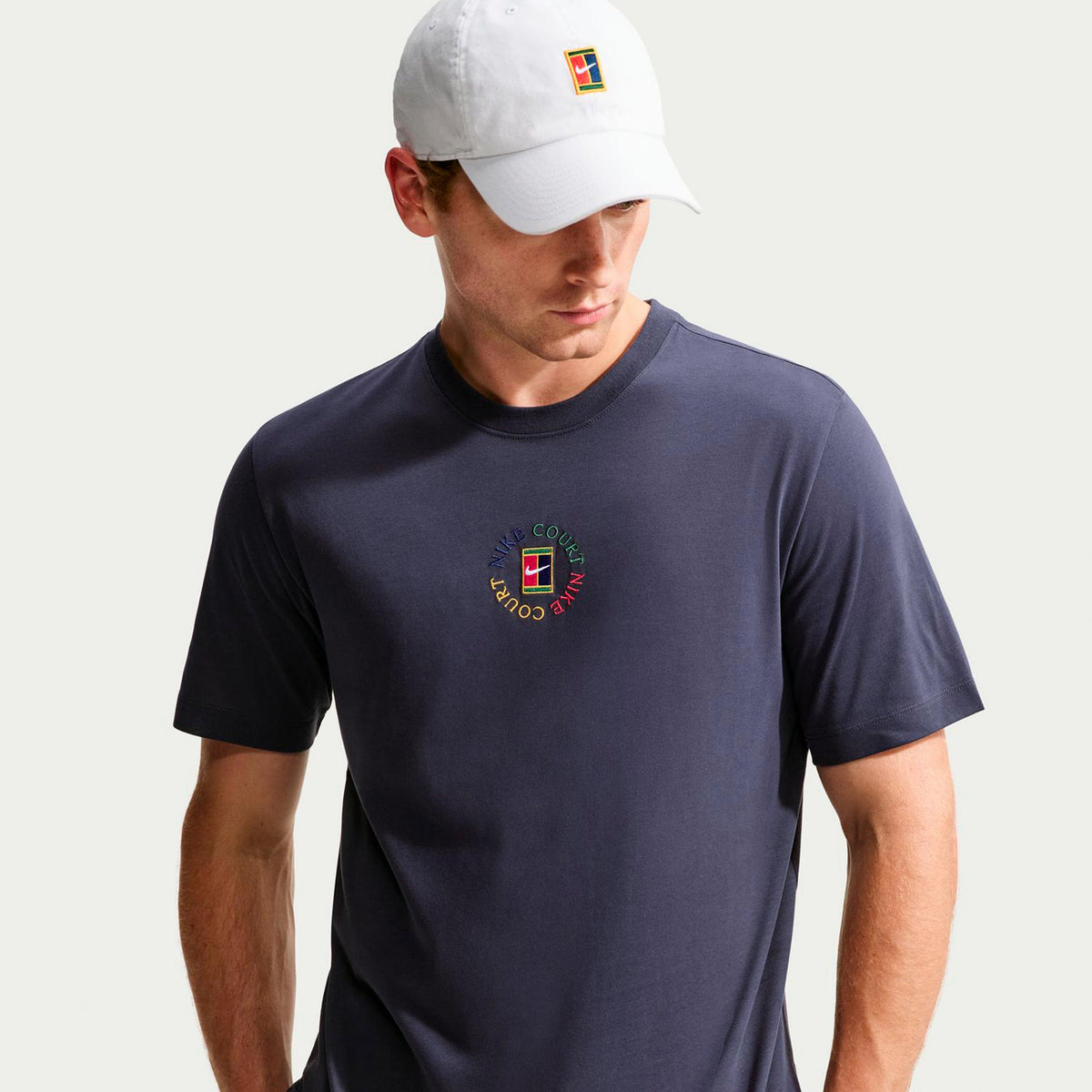Nike Court T-Shirt Herren - dunkelgrau