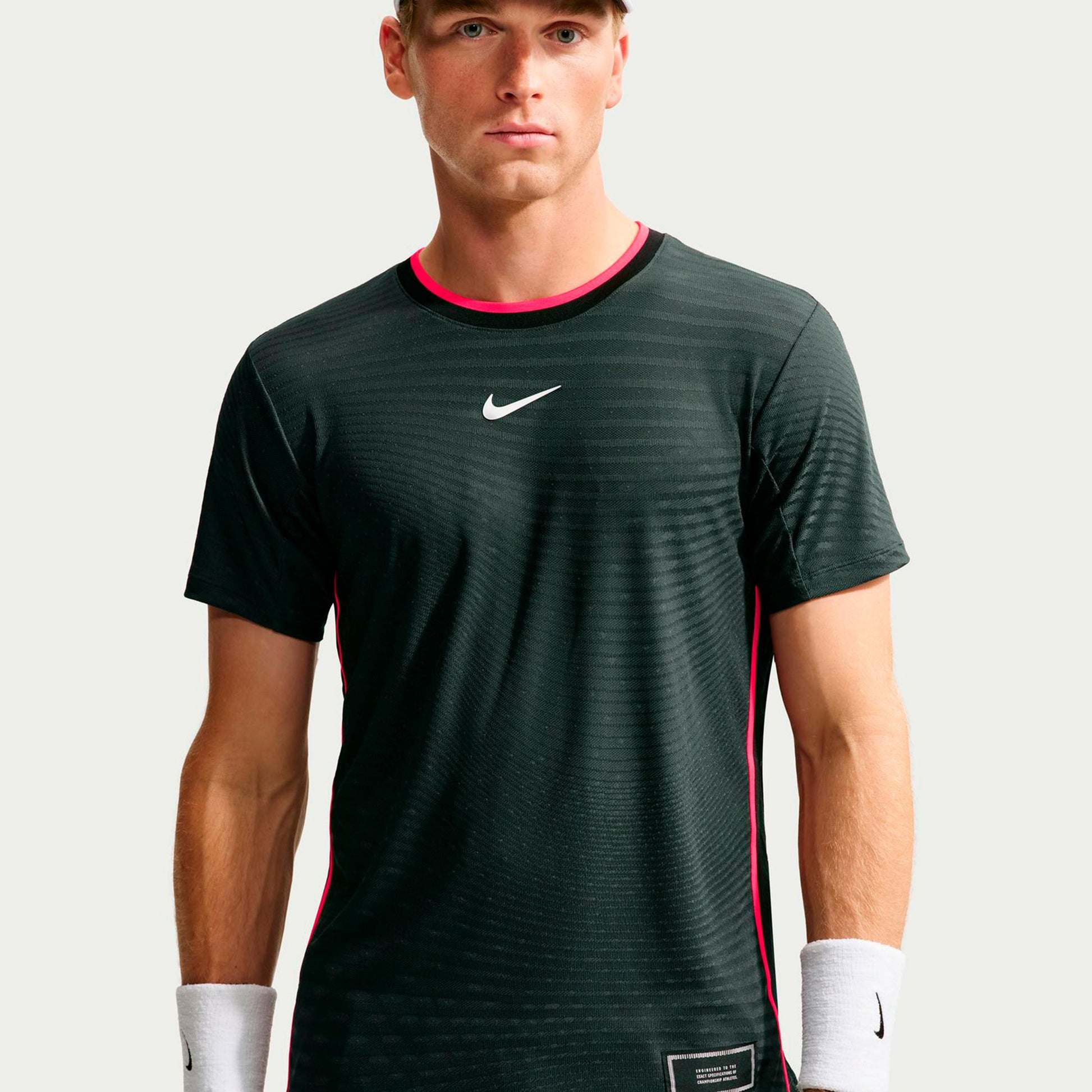 Nike Court Slam T-Shirt Herren - dunkelgrau