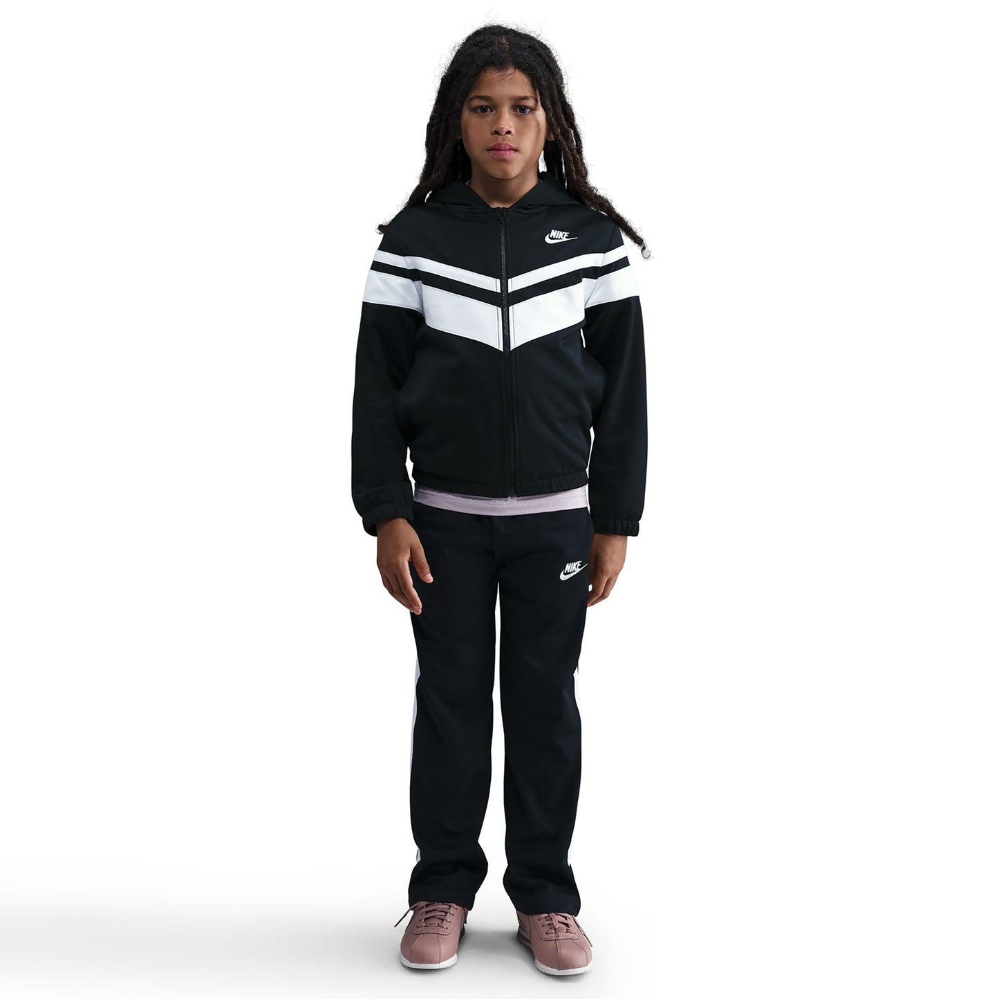 Nike Sportswear Trainingsanzug Kinder - schwarz, weiß