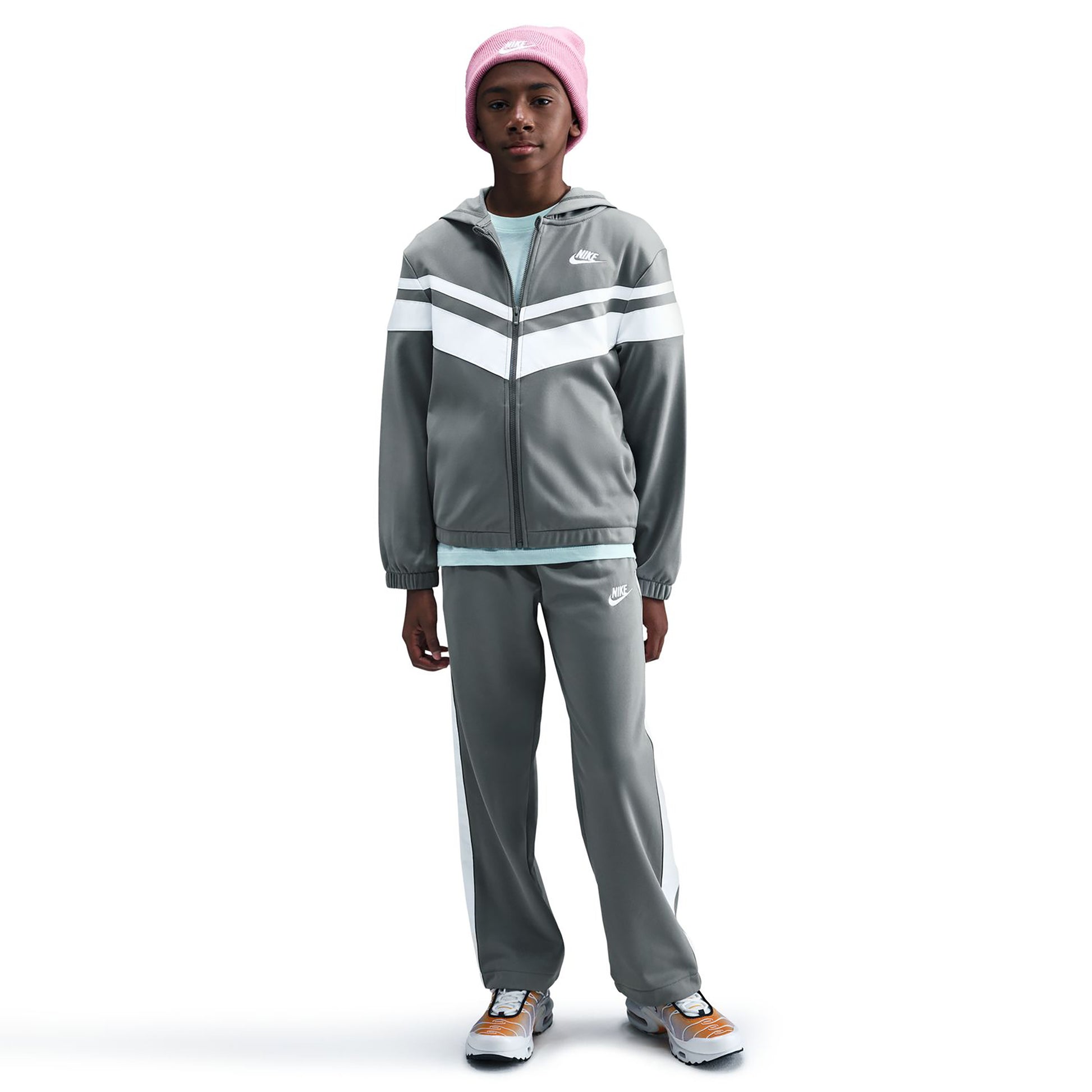 Nike Sportswear Trainingsanzug Kinder - grau, weiß