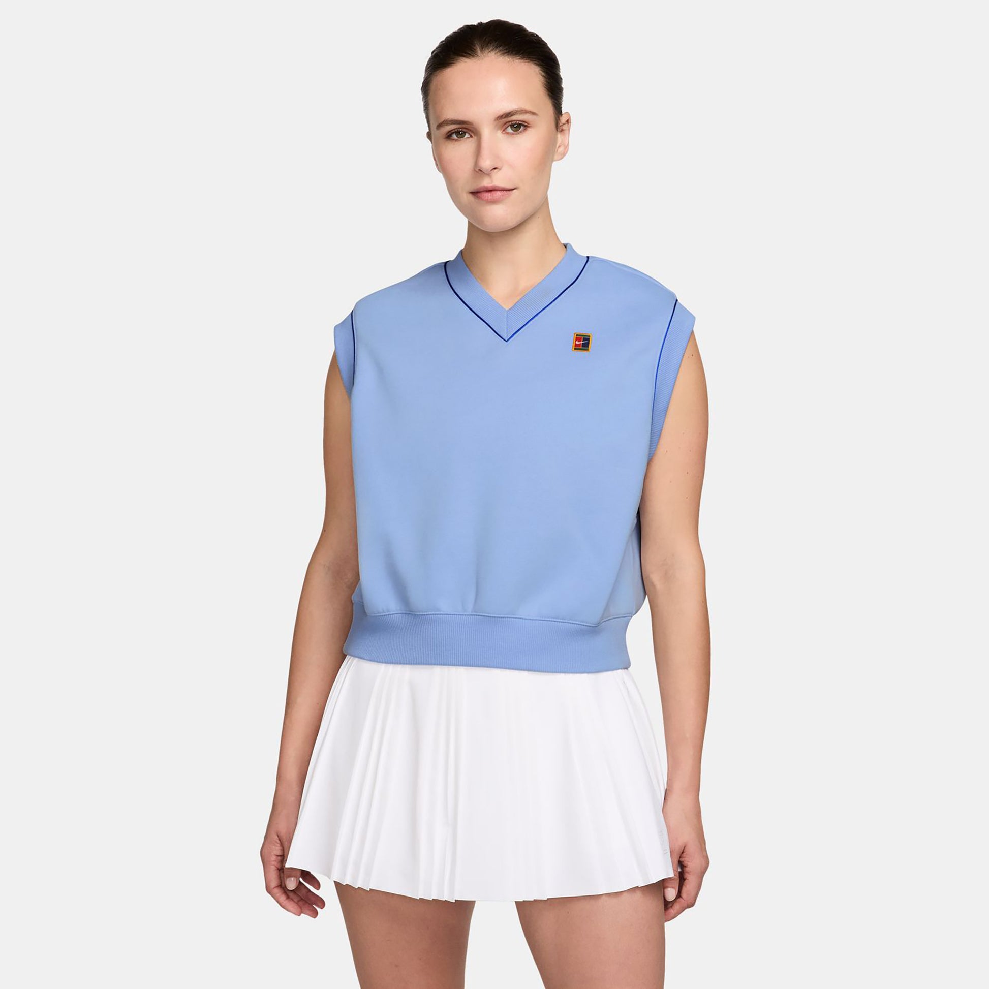 Nike Court Pullunder Damen - hellblau