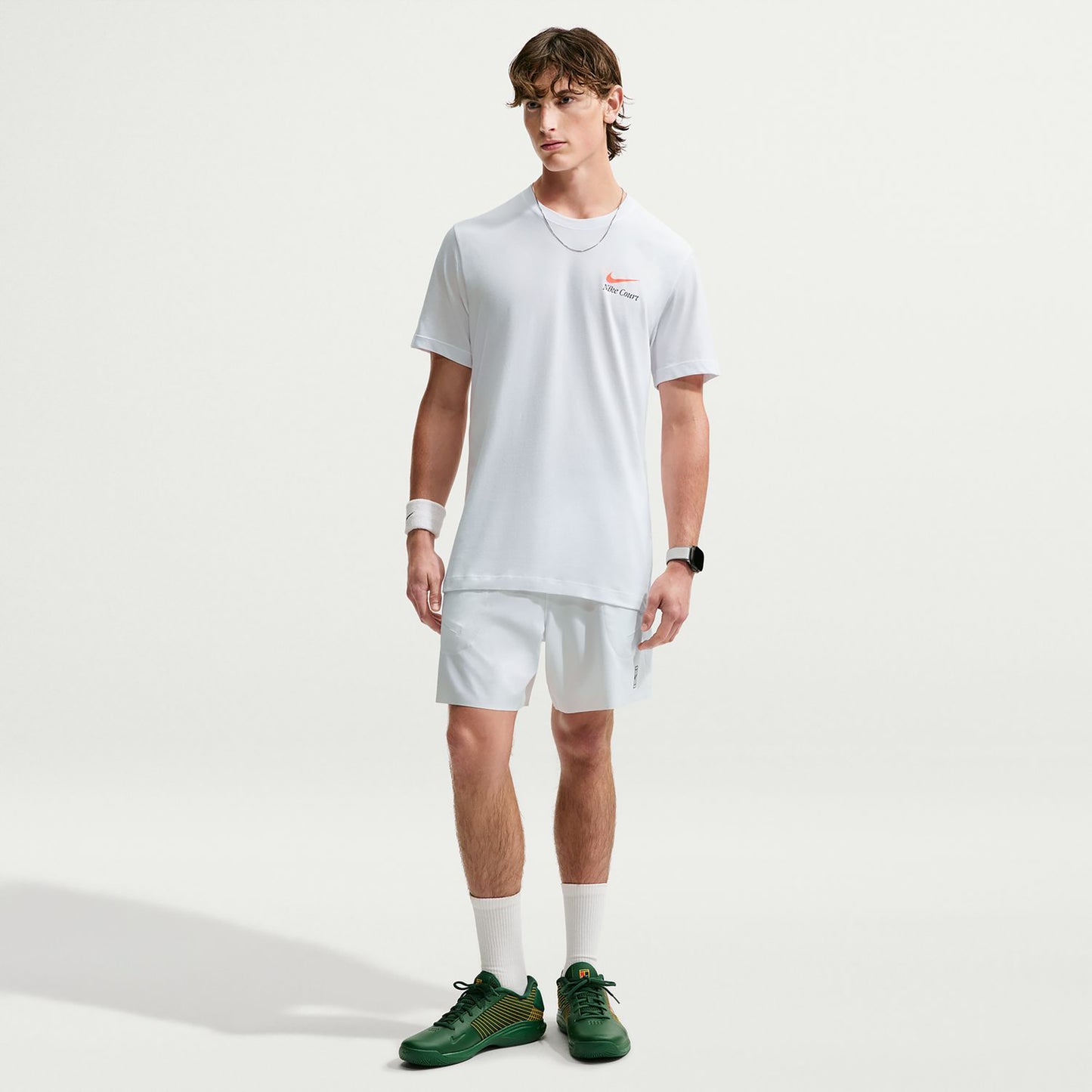 Nike Court Dri-Fit T-Shirt Herren - weiß