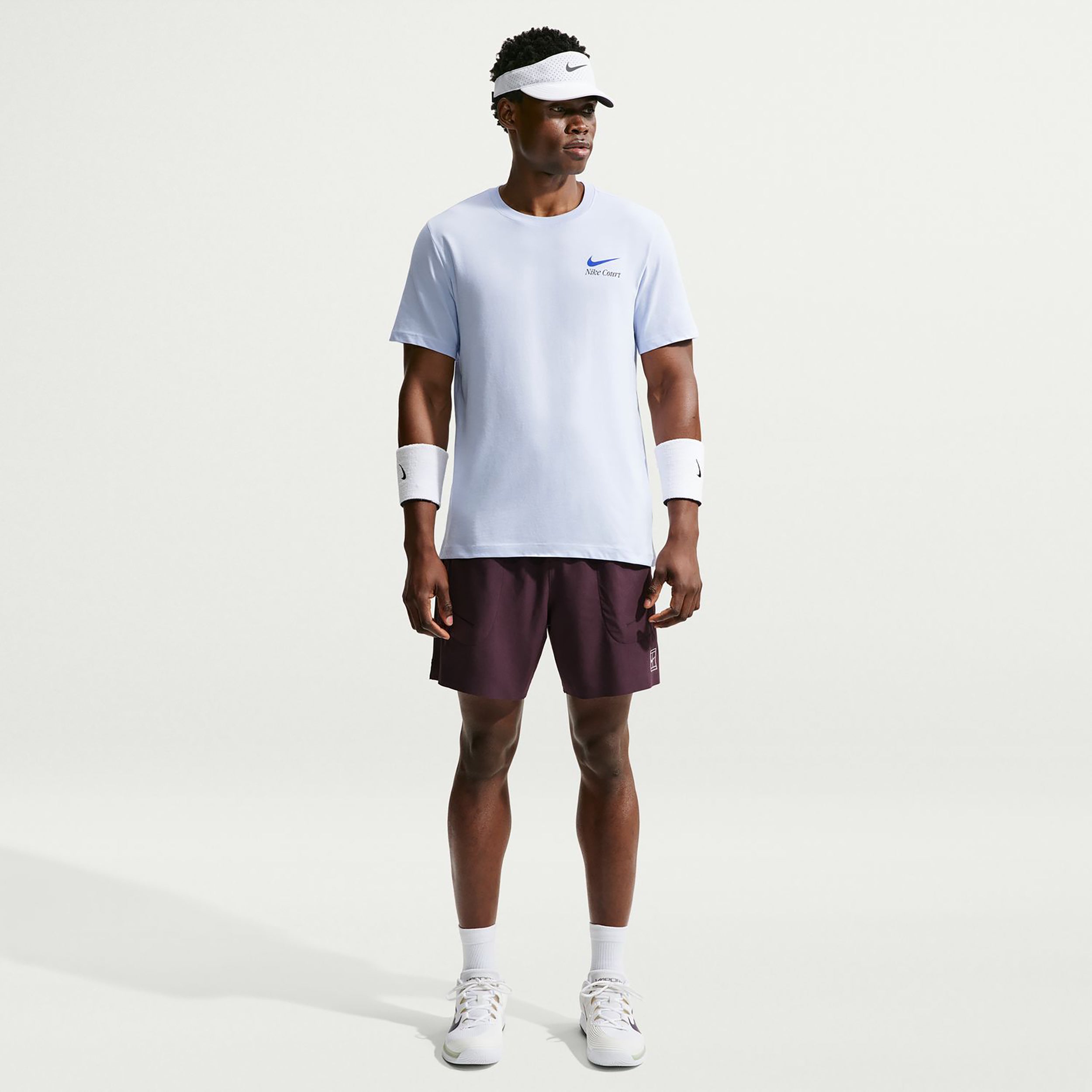 Nike Court Dri-Fit T-Shirt Herren - flieder