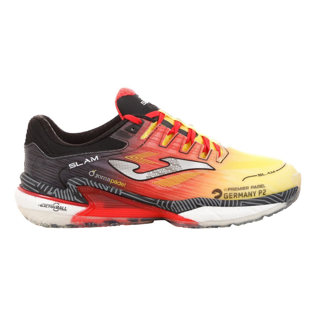Joma Slam Tournament Padelschuh Herren - schwarz, rot