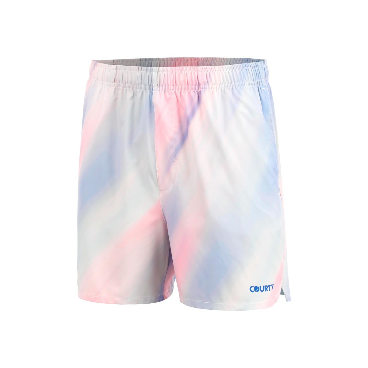 COURT7 Dual Pocket 5in Shorts Herren - weiß, mehrfarbig