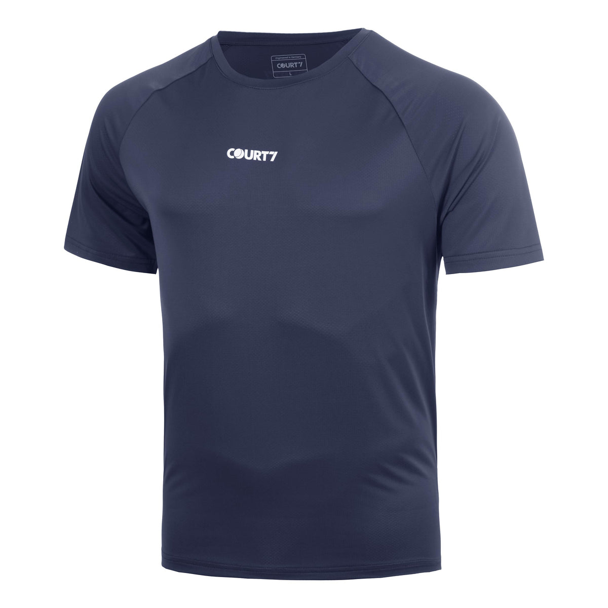 COURT7 Performance T-Shirt Herren - blau