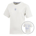 Club House Boyfriend T-Shirt Damen - creme