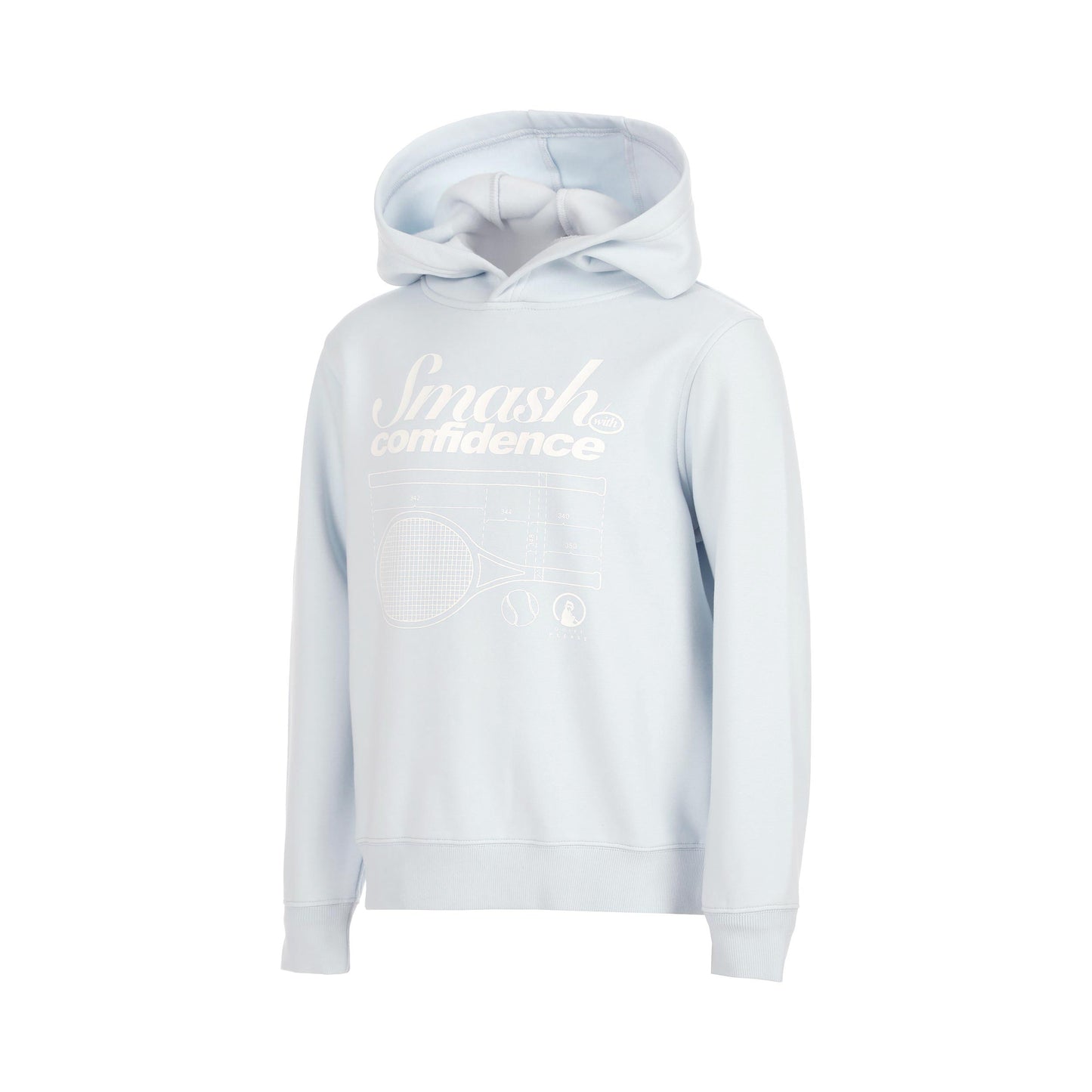 Quiet Please Confidence Loose Fit Hoody Kinder - hellblau