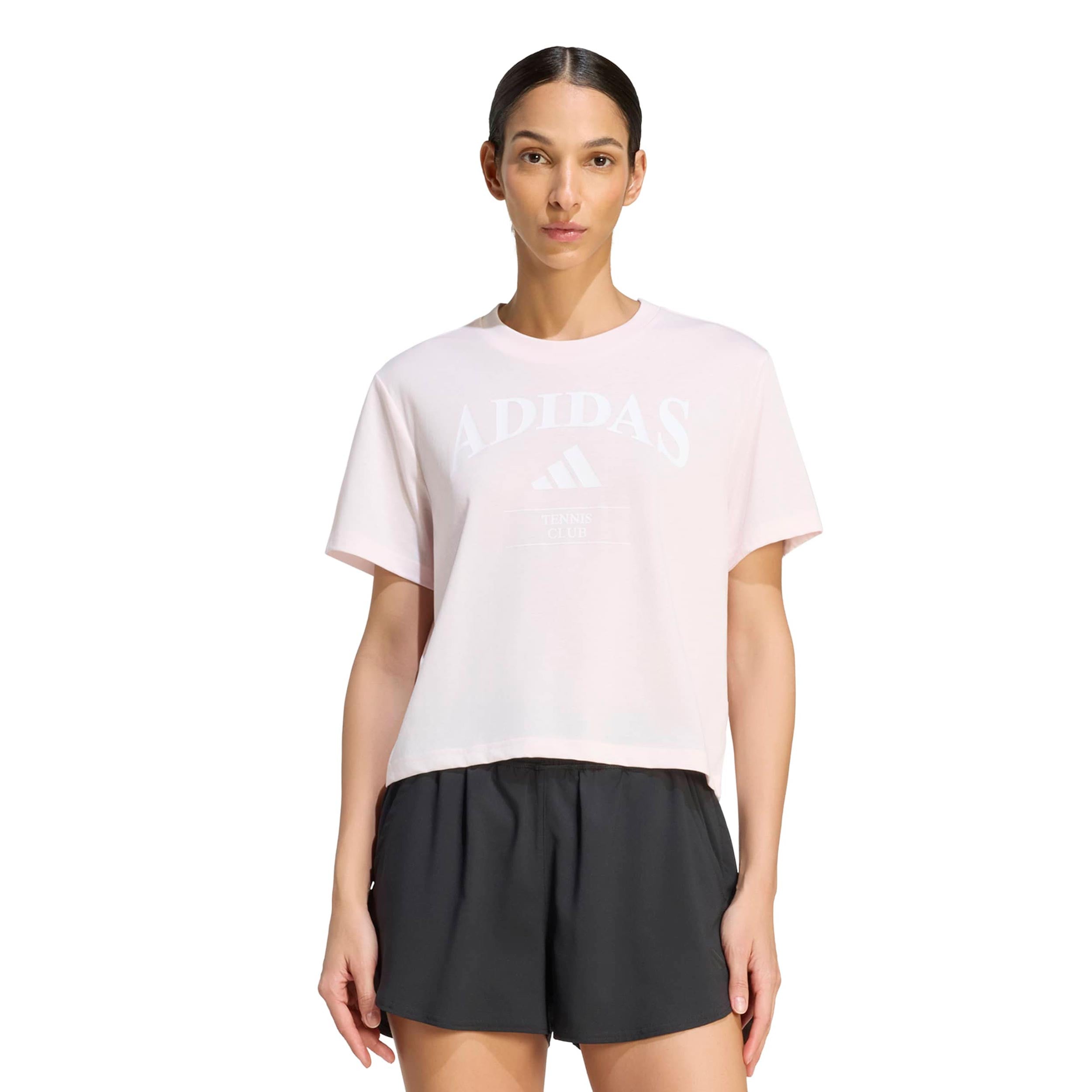 adidas Graphic T-Shirt Damen - altrosa