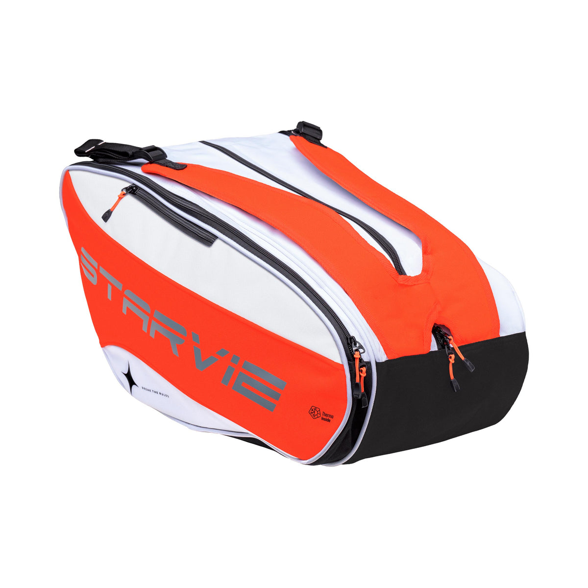 Starvie Star Padelschlägertasche - weiß, rot