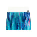 BIDI BADU Bekleidung BIDI BADU Lowey Tech Plissee Rock Damen-Weiß,Hellblau