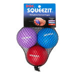 Tourna Trainerbedarf Tourna Squeez It Ball 3er Pack-Blau,Lila