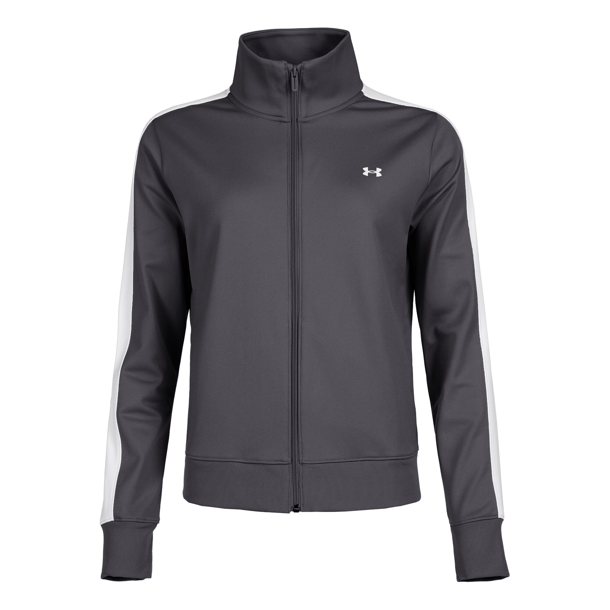 Under Armour Tricot Trainingsanzug Damen dunkelgrau, Tennis-Point
