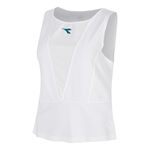 Diadora Tennisbekleidung Diadora Match Tank-Top Damen-wei&szlig;