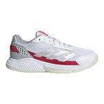 adidas Padelschuhe adidas Courtquick Padelschuh Damen-Weiß,Silber