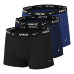 Nike Bekleidung Nike Everyday Cotton Strech Trunk Boxer Short 3er Pack Herren-Dunkelblau,Blau