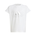 adidas Bekleidung adidas Winter T-Shirt Kinder-Weiß,Silber