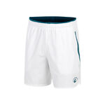Quiet Please Bekleidung Quiet Please Create Drop 7in Shorts Herren-Weiß,Petrol