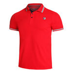 Fila Bekleidung Fila Piro Polo Herren-Rot,Weiß