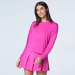 Lucky in Love Bekleidung Lucky in Love Linen Nouveau Hype Longsleeve Damen - pink, 